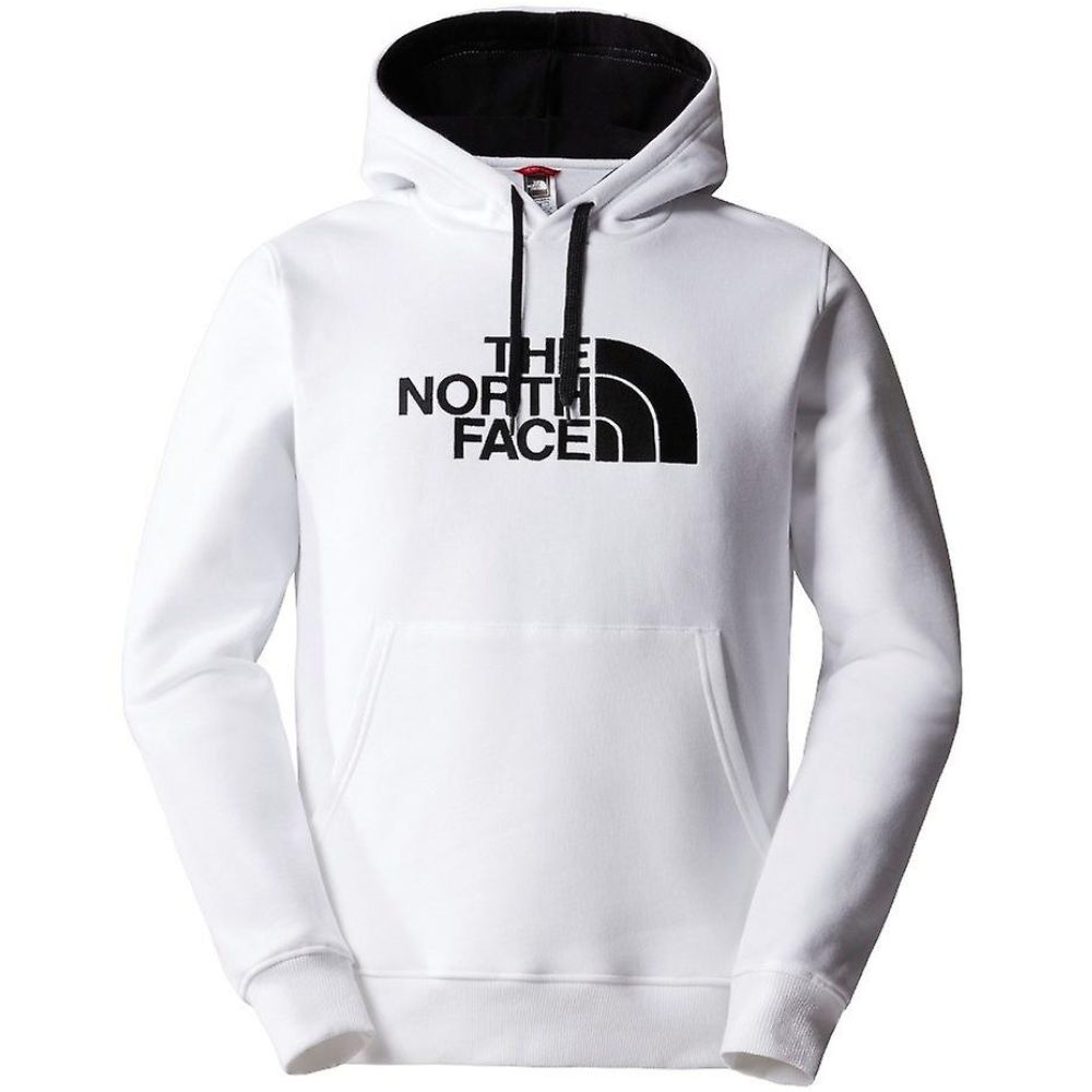 THE NORTH FACE MEN WHITE/BLACK HOODIE